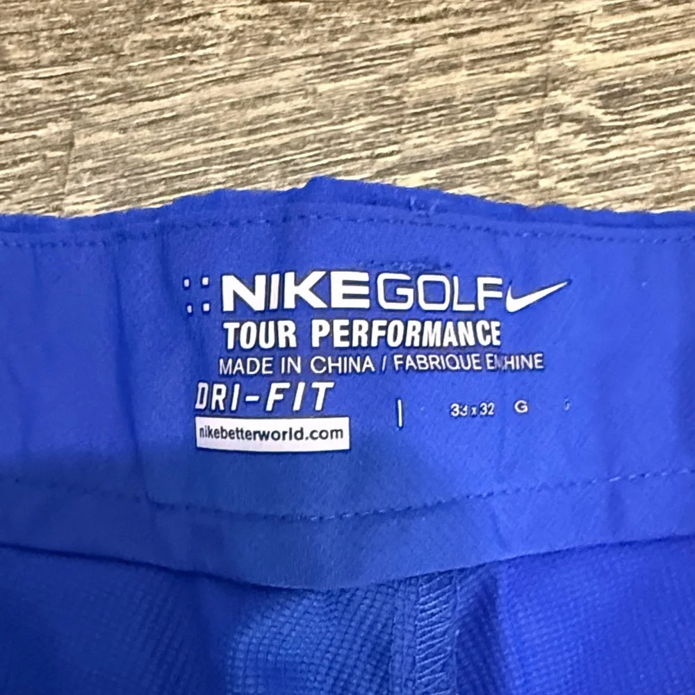 Nike Dri-Fit Royal Blue Men's Golf Pants - 33x32 - Picture 3 of 8